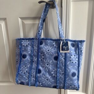 Roller Rabbit x Target Blue Beach Bag NWT